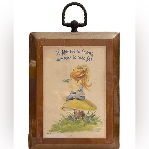 Vintage 1973 American Greetings wall plaques wrapped in original plastic - Picture 13 of 16